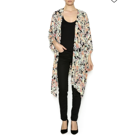 Buddy Love Python Print Kimono Cardigan | Medium - Picture 5 of 5